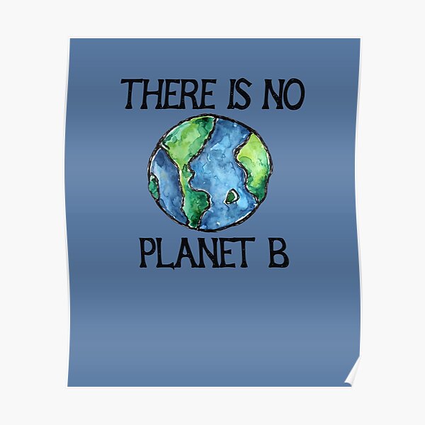 Poster: There Is No Planet B | Redbubble