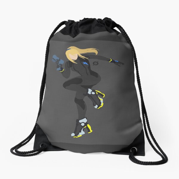 Zero Suit Samus (Black) - Super Smash Bros. Drawstring Bag