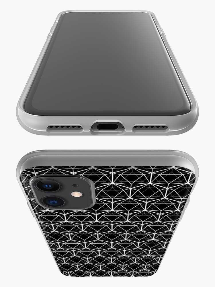 Alternate view of Icosahedron Black iPhone Case & Cover