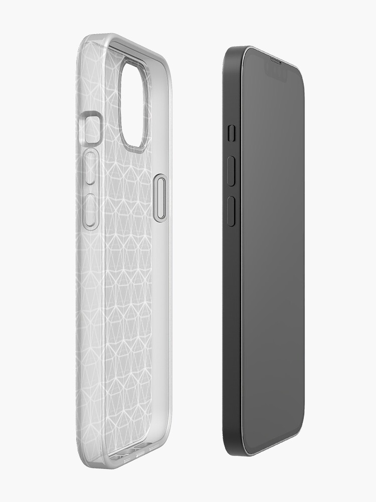 Alternate view of Icosahedron Black iPhone Case