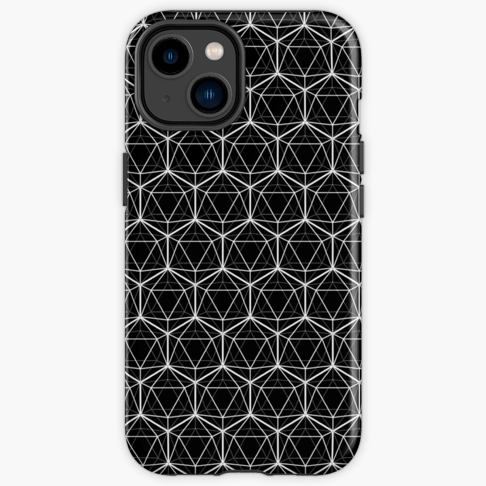 Icosahedron Black iPhone Case