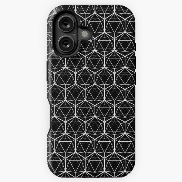 Icosahedron Black iPhone Tough Case