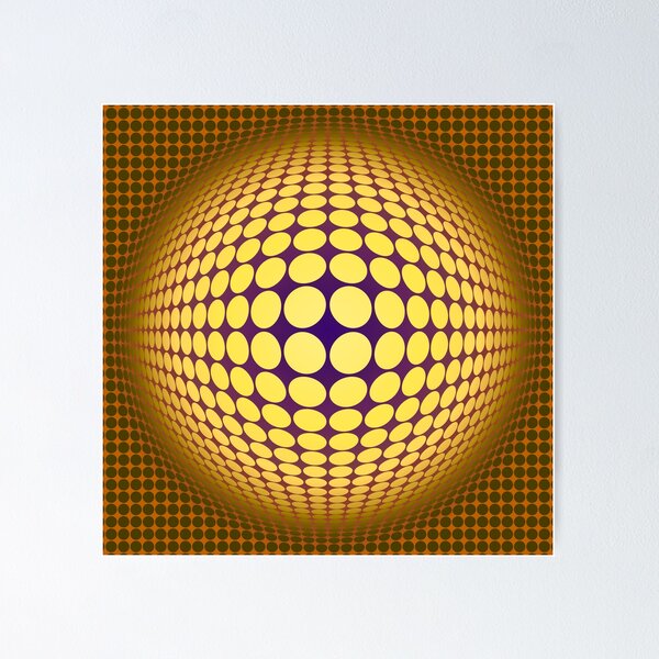 Victor Vasarely AI Art Style - Geometric Abstraction Masterpieces