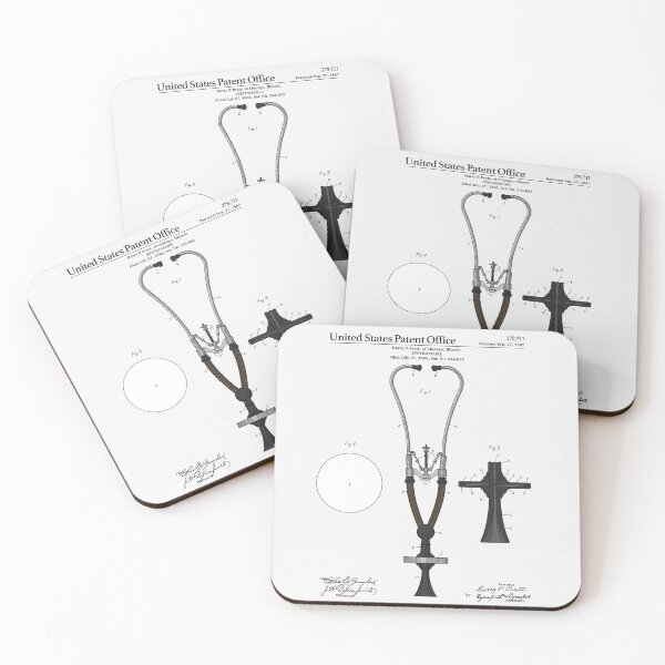 Item preview, Stethoscope Patent designed and sold by FinlayMcNevin.