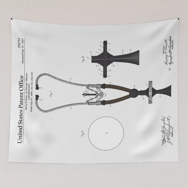 Item preview, Stethoscope Patent designed and sold by FinlayMcNevin.
