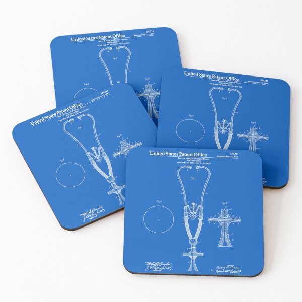 Item preview, Stethoscope Patent - Blueprint designed and sold by FinlayMcNevin.