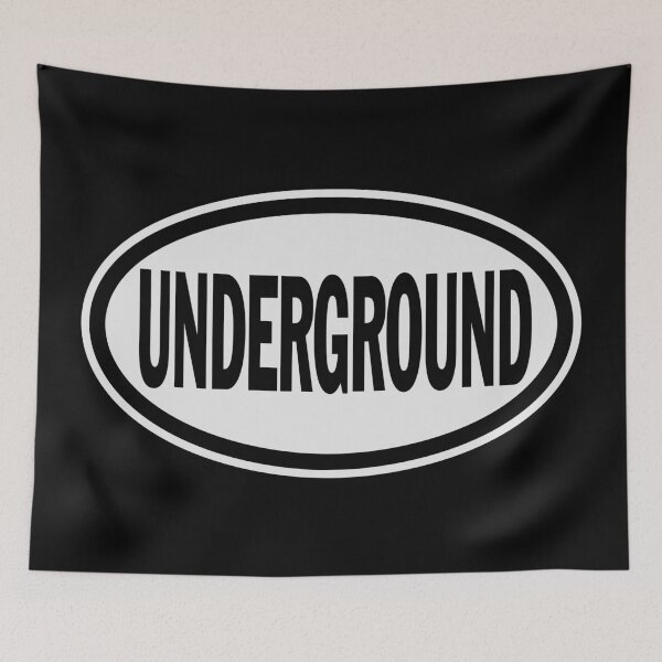 Item preview, UNDERGROUND MUSIC designed and sold by WOOFANG.
