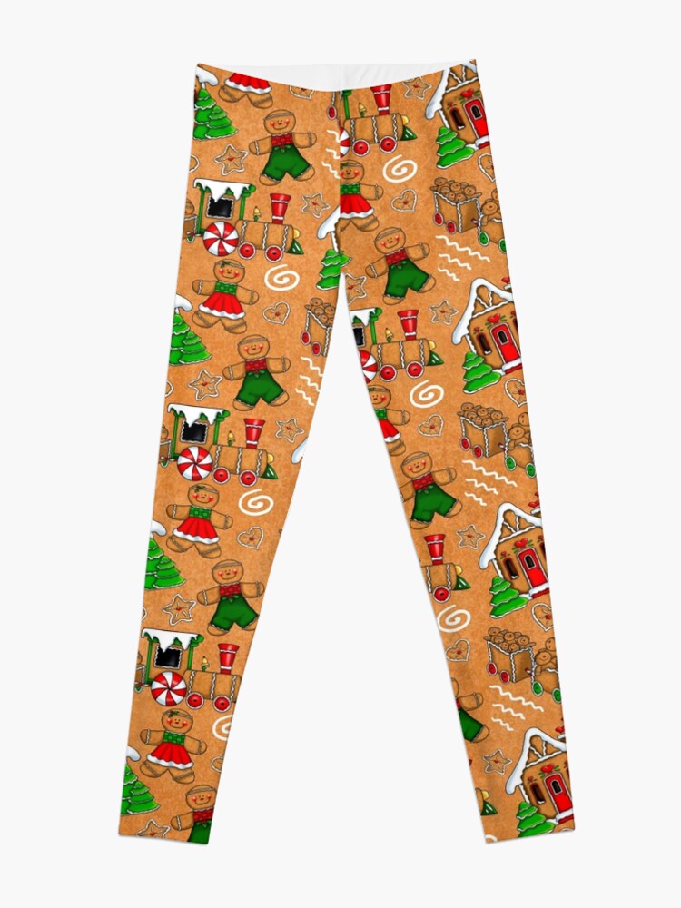 Alternate view of Holiday Gingerbread and Spice Leggings
