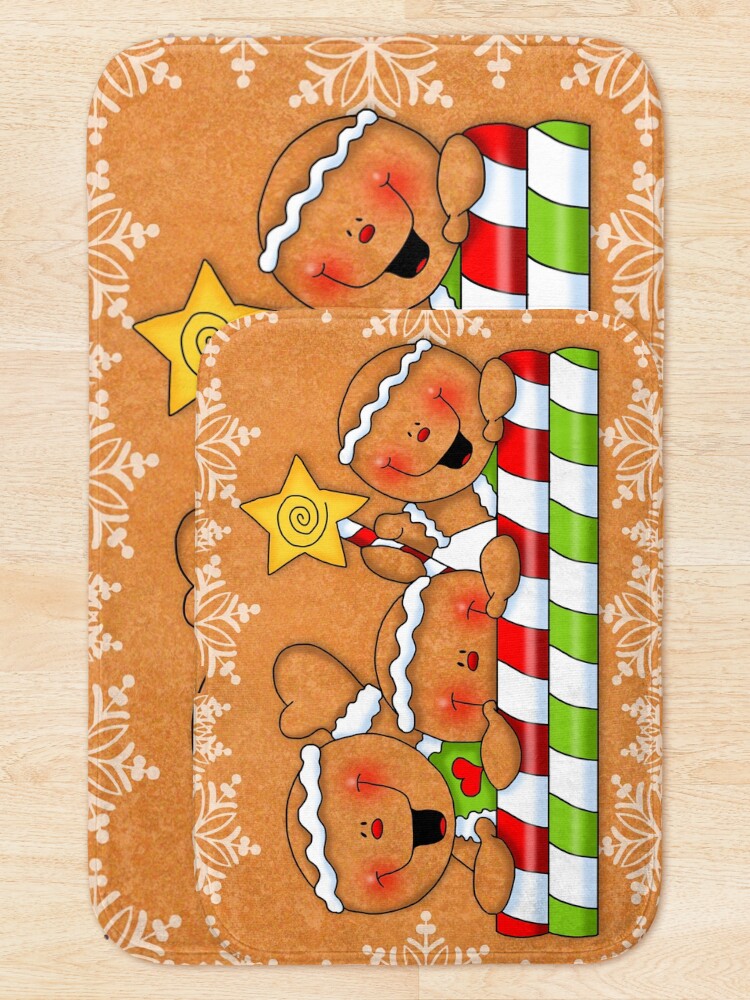 Alternate view of Holiday Gingerbread and Spice Bath Mat
