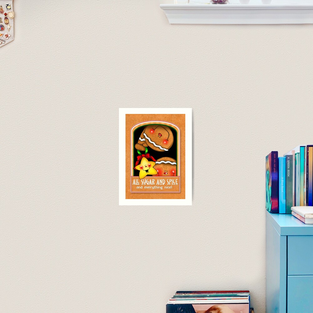 Holiday Gingerbread and Spice Art Print