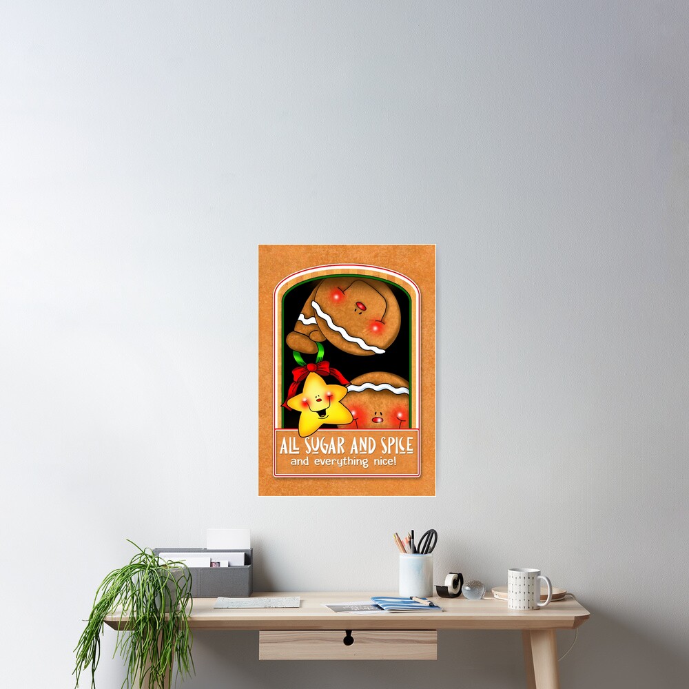 Holiday Gingerbread and Spice Poster