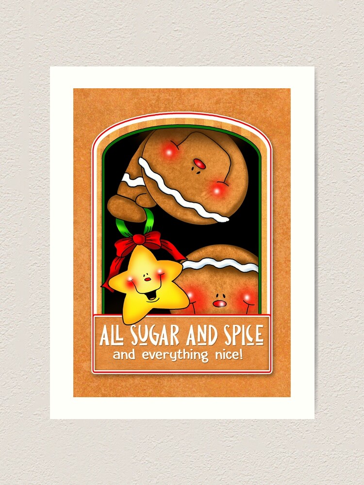 Alternate view of Holiday Gingerbread and Spice Art Print