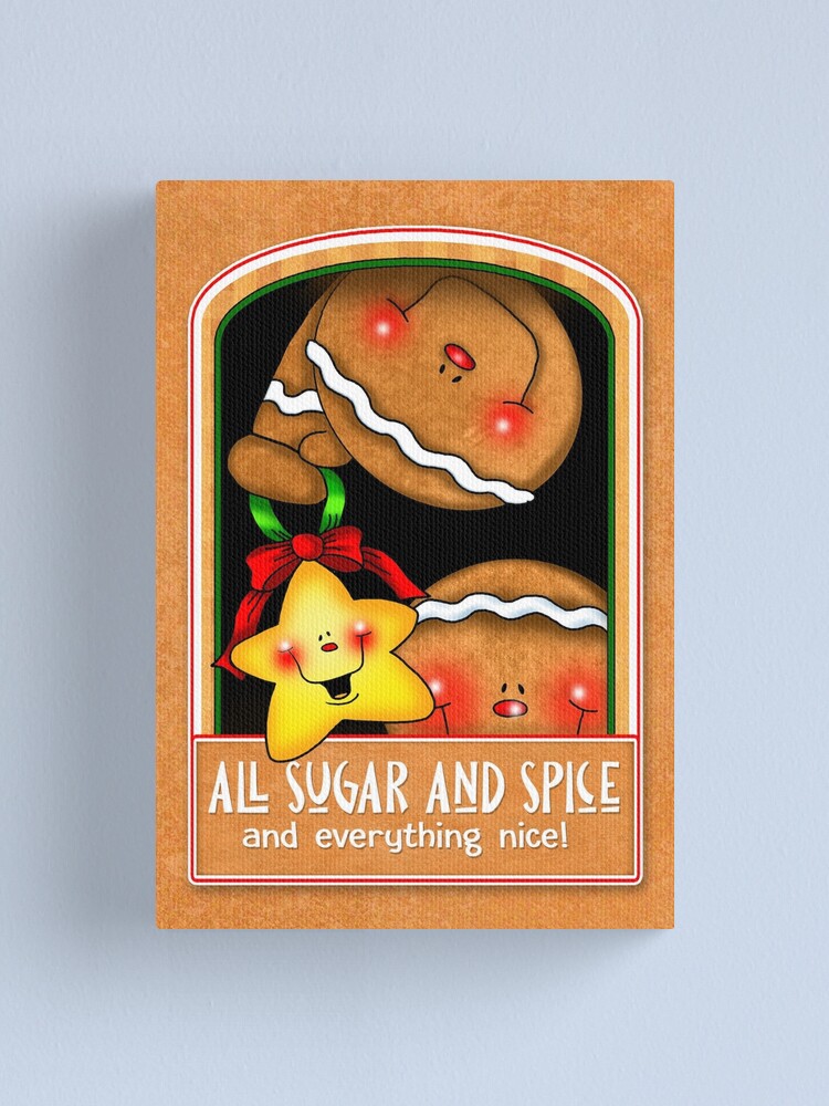 Alternate view of Holiday Gingerbread and Spice Canvas Print