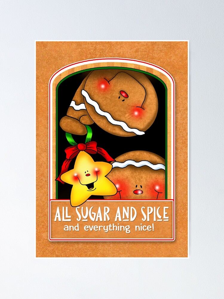Alternate view of Holiday Gingerbread and Spice Poster
