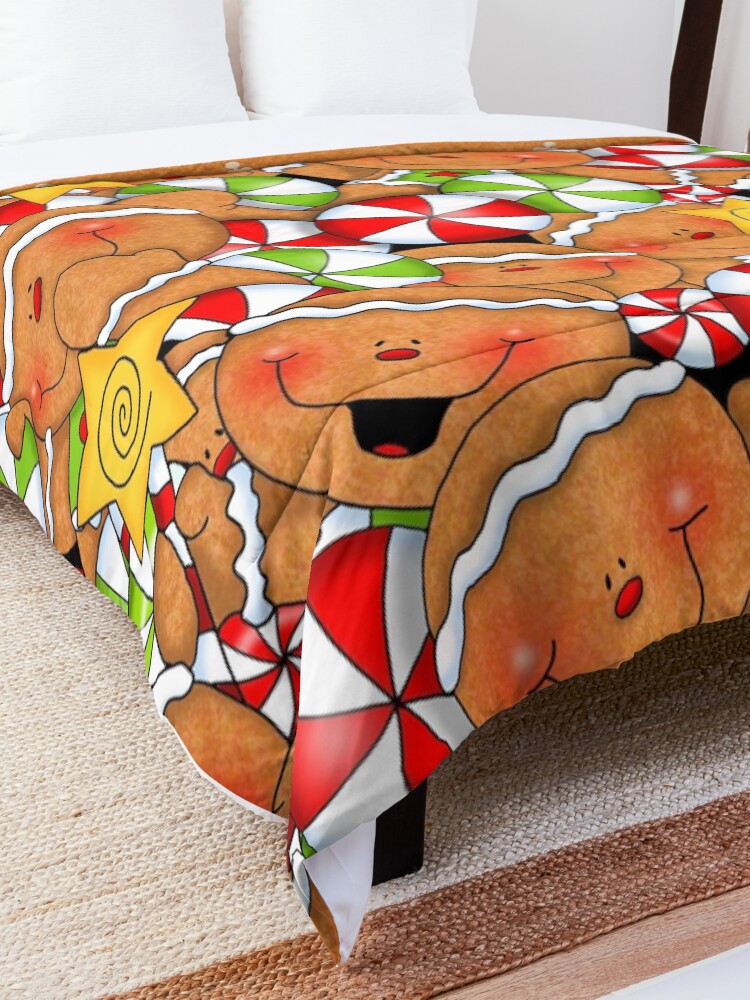 Alternate view of Holiday Gingerbread and Spice Comforter
