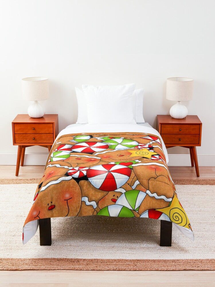 Alternate view of Holiday Gingerbread and Spice Comforter