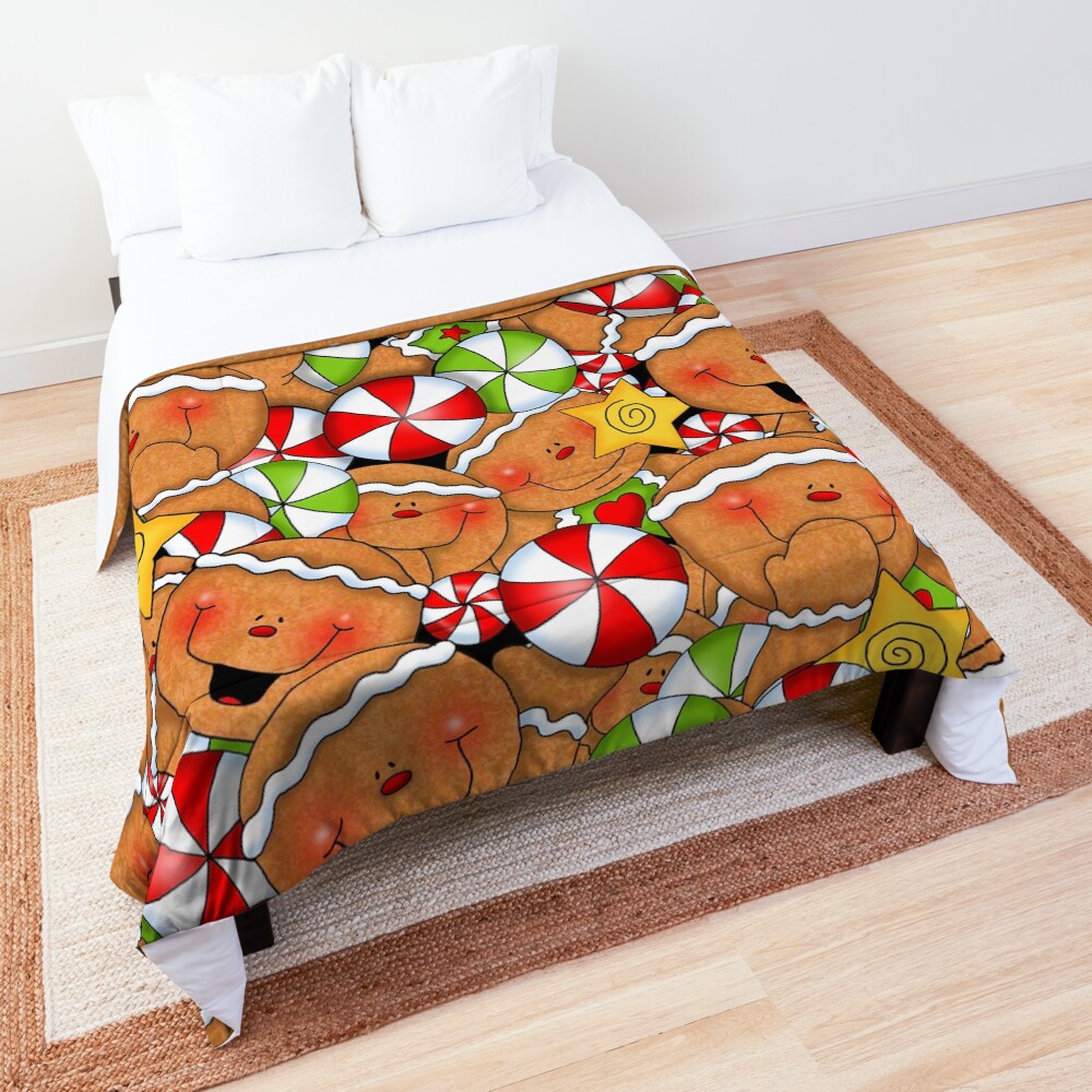 Holiday Gingerbread and Spice Comforter