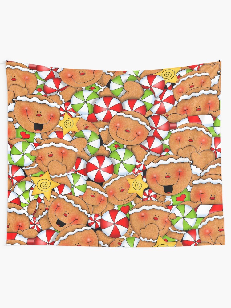 Alternate view of Holiday Gingerbread and Spice Tapestry