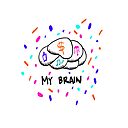 My Brain Acrylic Block By Ciaoeva Redbubble