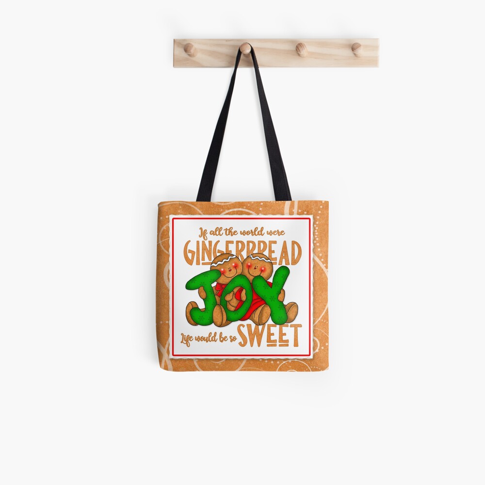 Holiday Gingerbread and Spice Tote Bag