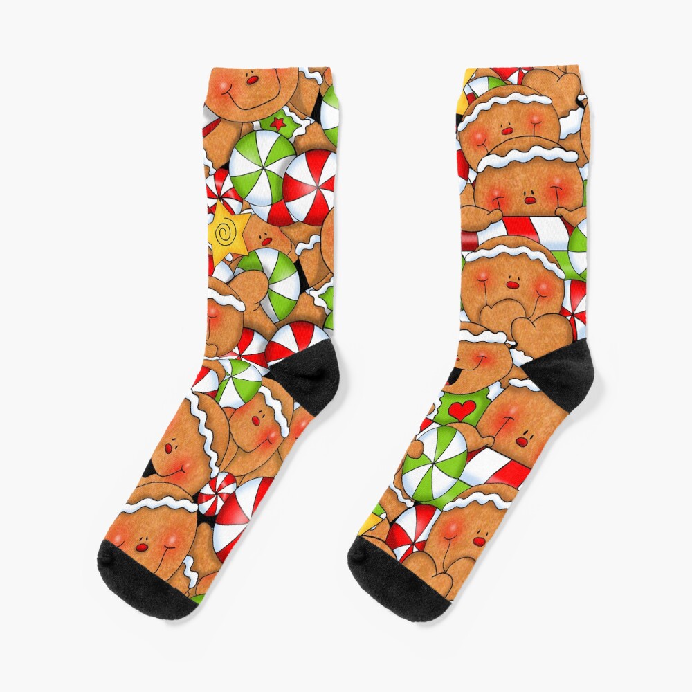 Holiday Gingerbread and Spice Socks