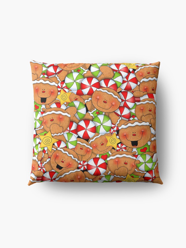 Alternate view of Holiday Gingerbread and Spice Floor Pillow
