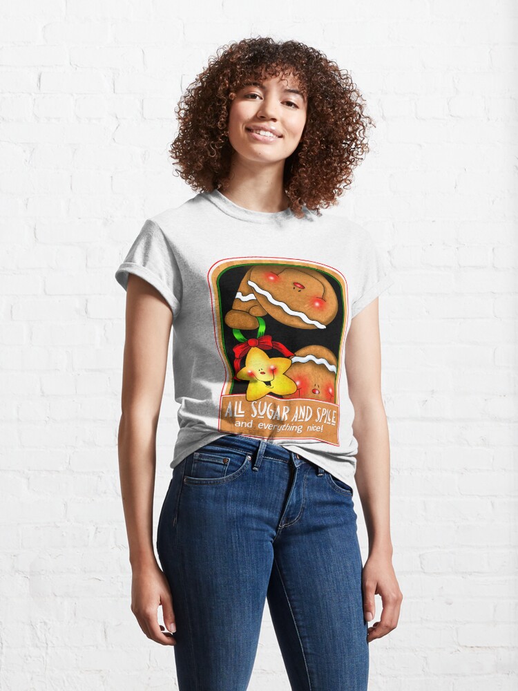 Alternate view of Holiday Gingerbread and Spice Classic T-Shirt