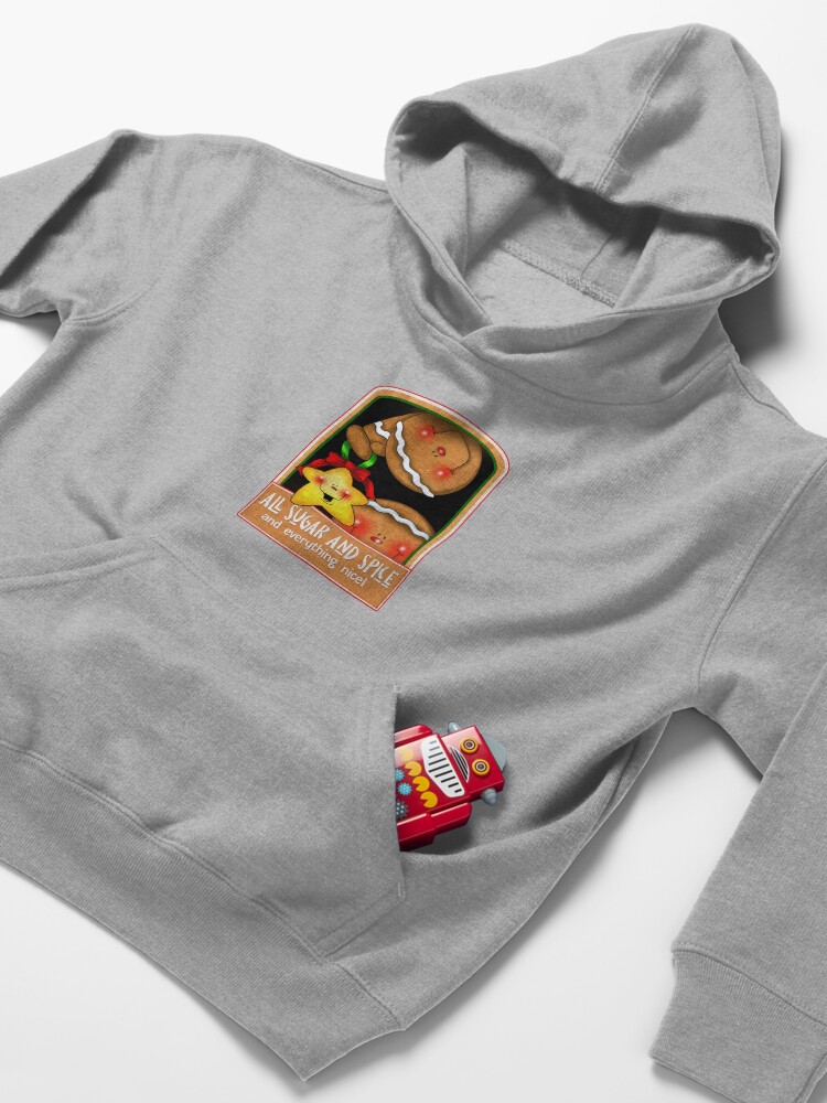 Alternate view of Holiday Gingerbread and Spice Kids Pullover Hoodie