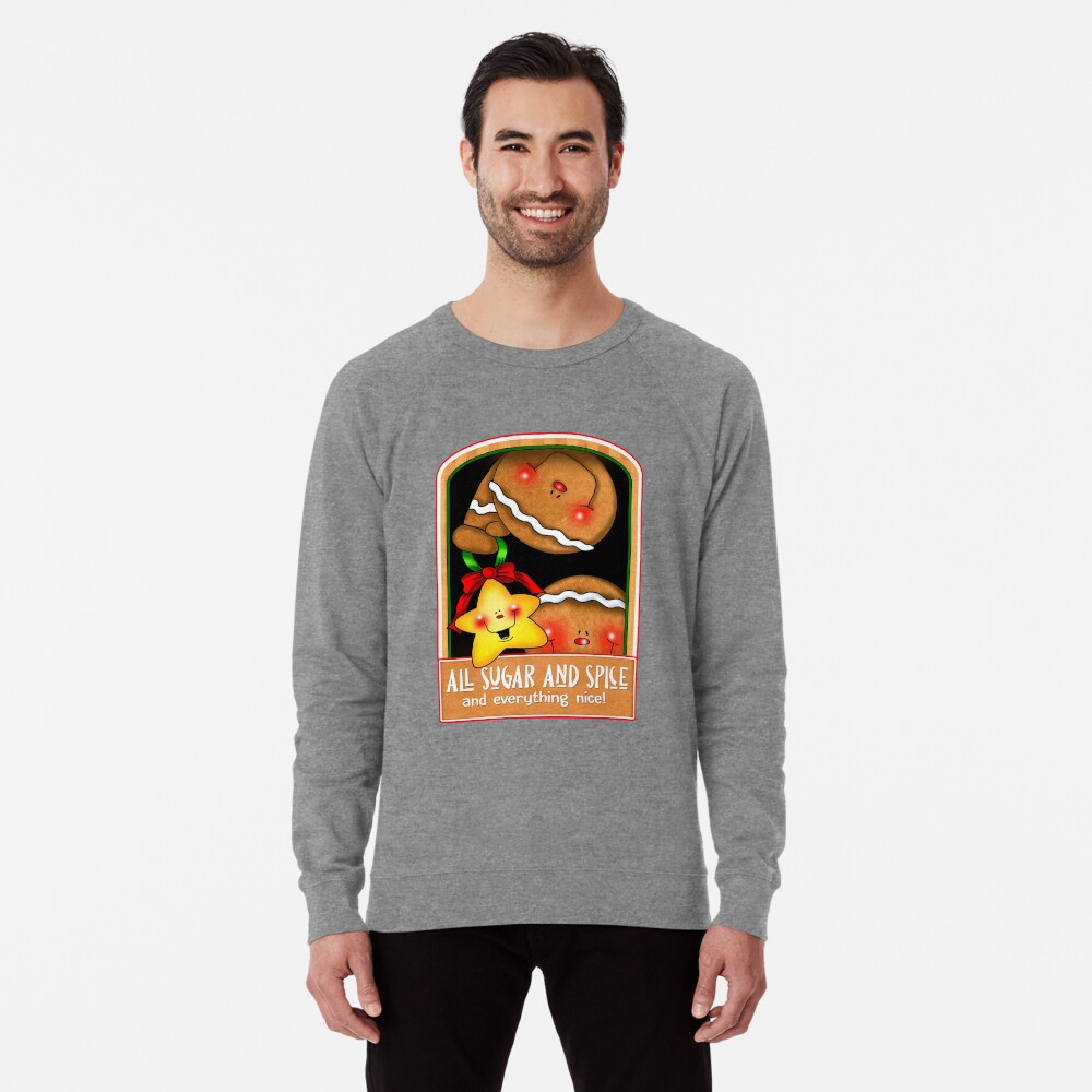 Holiday Gingerbread and Spice Lightweight Sweatshirt