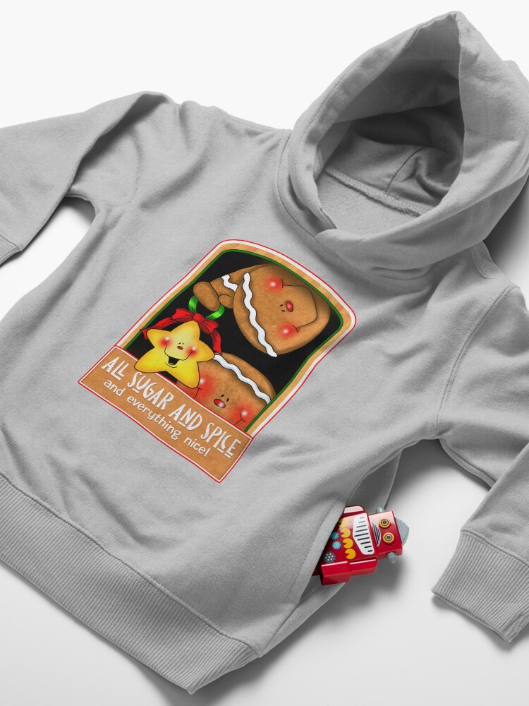Alternate view of Holiday Gingerbread and Spice Toddler Pullover Hoodie