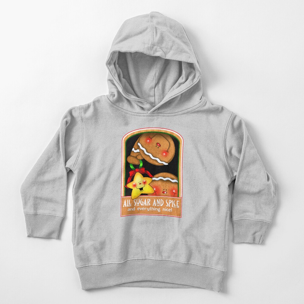Holiday Gingerbread and Spice Toddler Pullover Hoodie