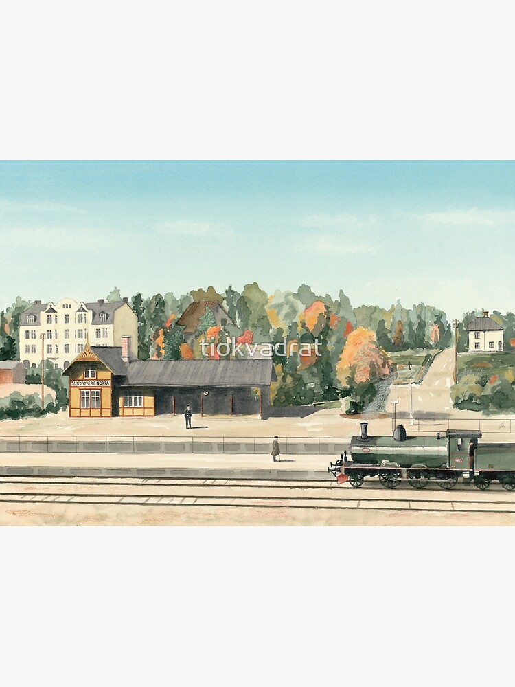 Sundbyberg North Railway Station, Sweden, circa 1910 by tiokvadrat