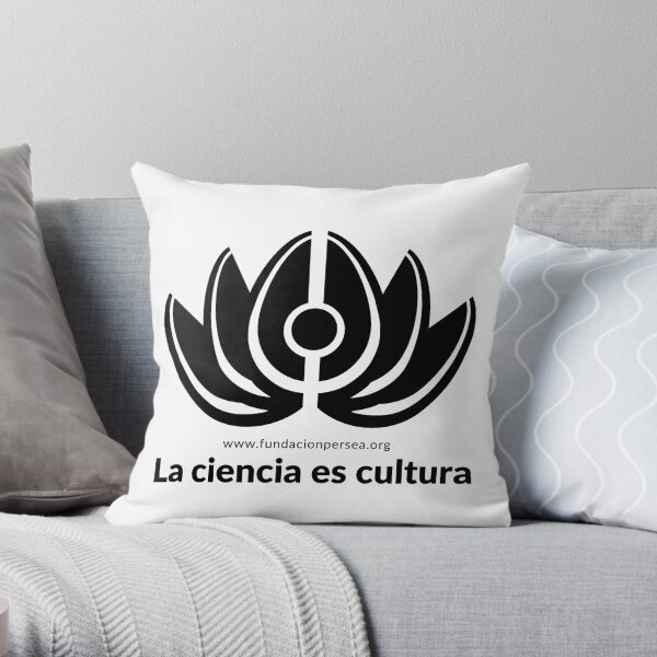 Science is culture - maxi logo Throw Pillow