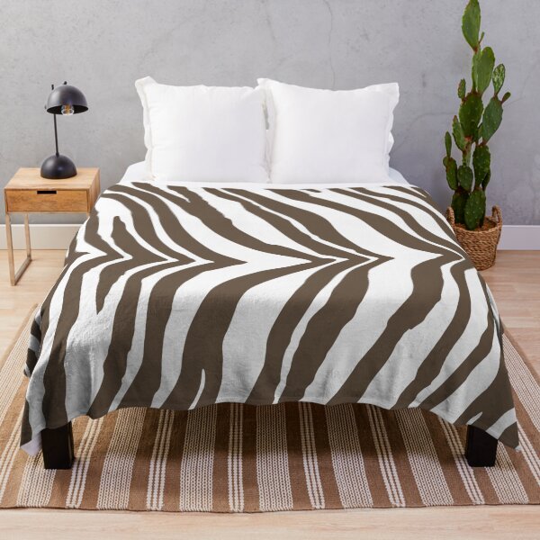 Item preview, Zebra: Mid Brown and White designed and sold by XCEEDTRANSITION.