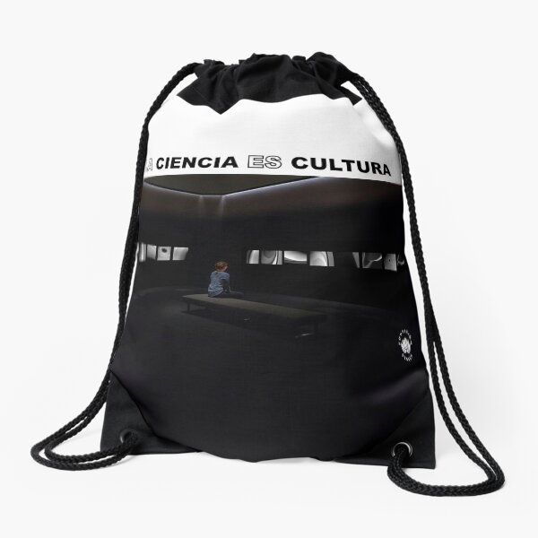 La ciencia es cultura Drawstring Bag