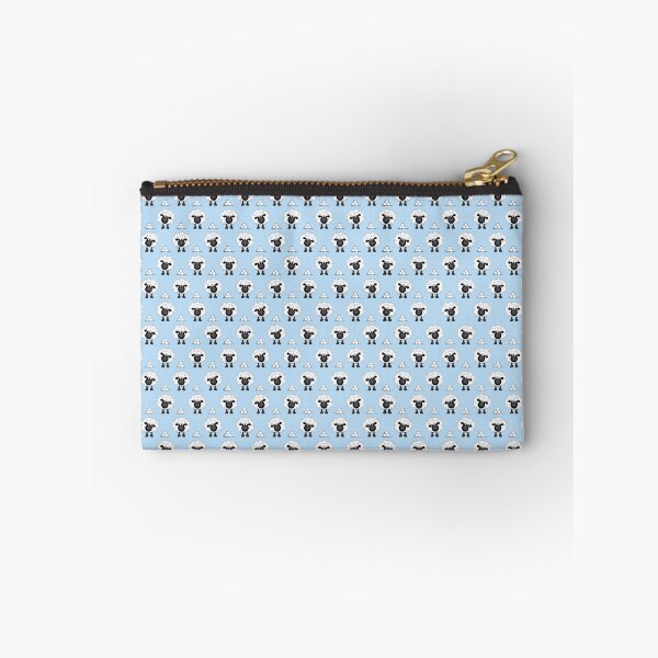 Item preview, Shelby Sheep Pattern Blue Background designed and sold by Running-Duck.