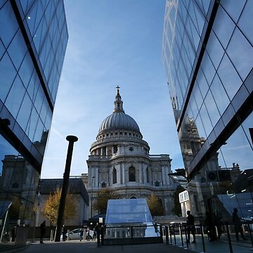 Artwork thumbnail, St Paul’s Cathedral reflections by santoshputhran