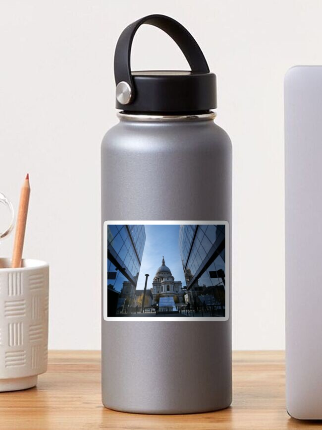 Thumbnail 1 of 3, Sticker, St Paul’s Cathedral reflections designed and sold by santoshputhran.