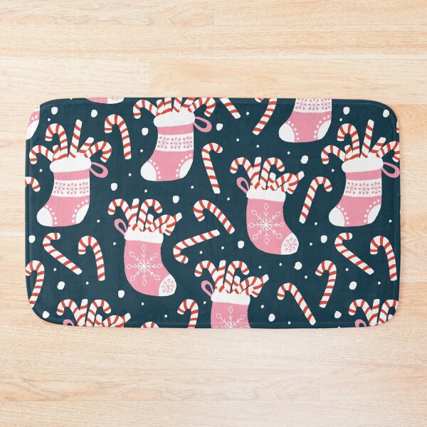 Item preview, Christmas Stocking and Candy Cane Pattern designed and sold by MclaughlinGifts.