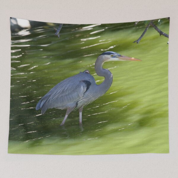 Item preview, Little Grey Heron Bird designed and sold by XCEEDTRANSITION.