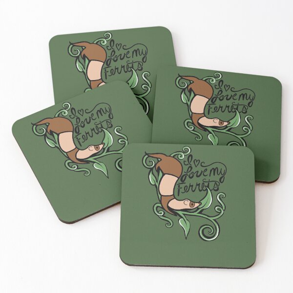 Item preview, I love my ferrets designed and sold by FrictionMaxxing.