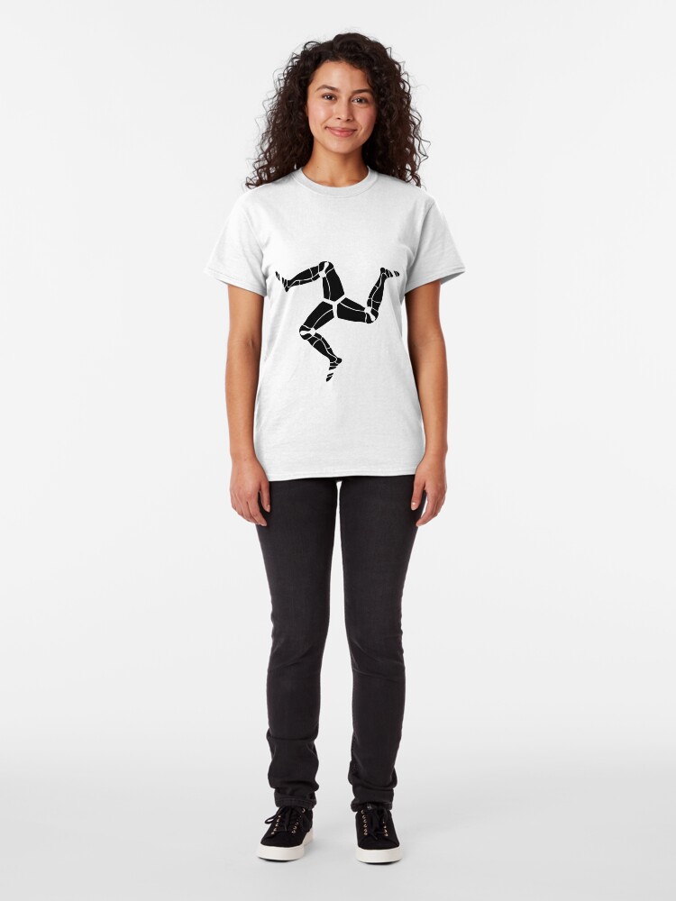 Alternate view of 3 legs of Man, Isle of Man symbol Classic T-Shirt