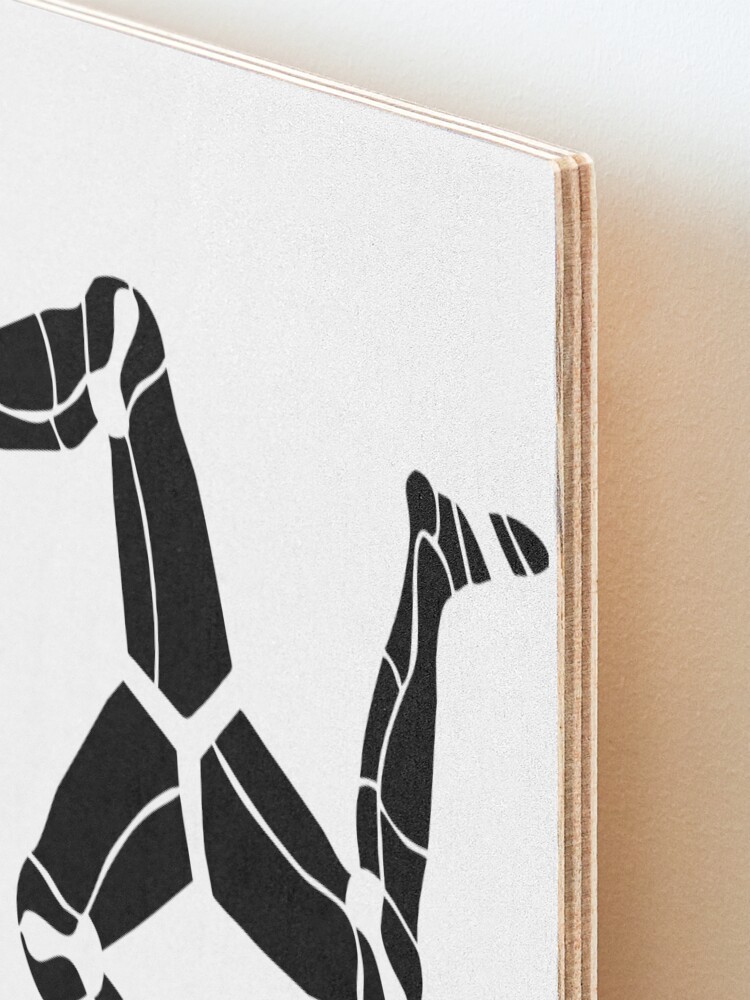 Alternate view of 3 legs of Man, Isle of Man symbol Mounted Print