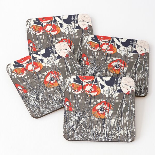 Item preview, Wild poppies from the meadow flowers bywhacky designed and sold by designbywhacky.