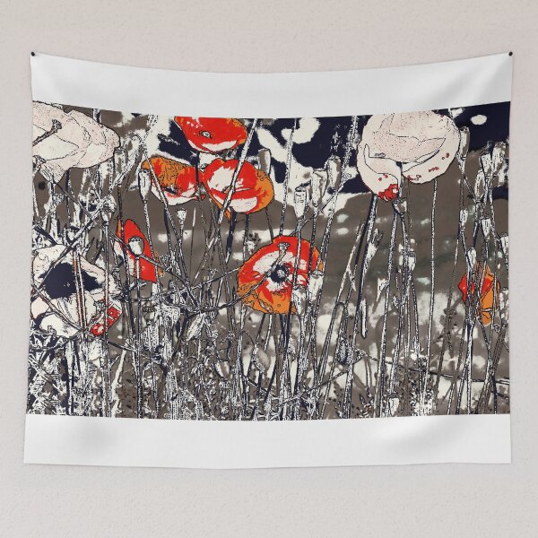 Item preview, Wild poppies from the meadow flowers bywhacky designed and sold by designbywhacky.