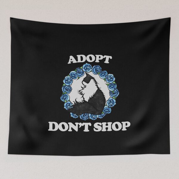 Item preview, Adopt don't shop designed and sold by FrictionMaxxing.