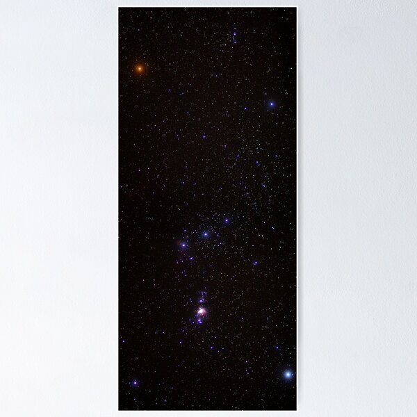 The Constellation of Orion with the Orion Nebula