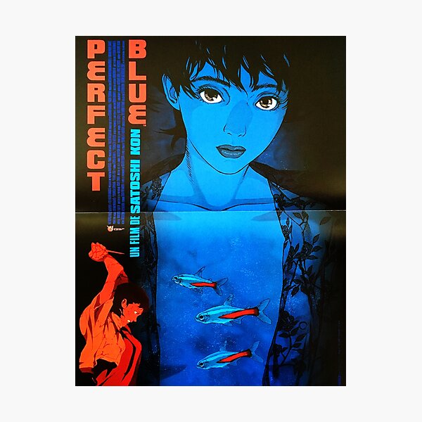 Poster bleu parfait Impression photo
