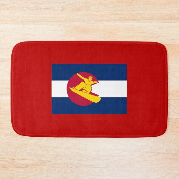 Item preview, Colorado snowboarder flag designed and sold by drubdrub.