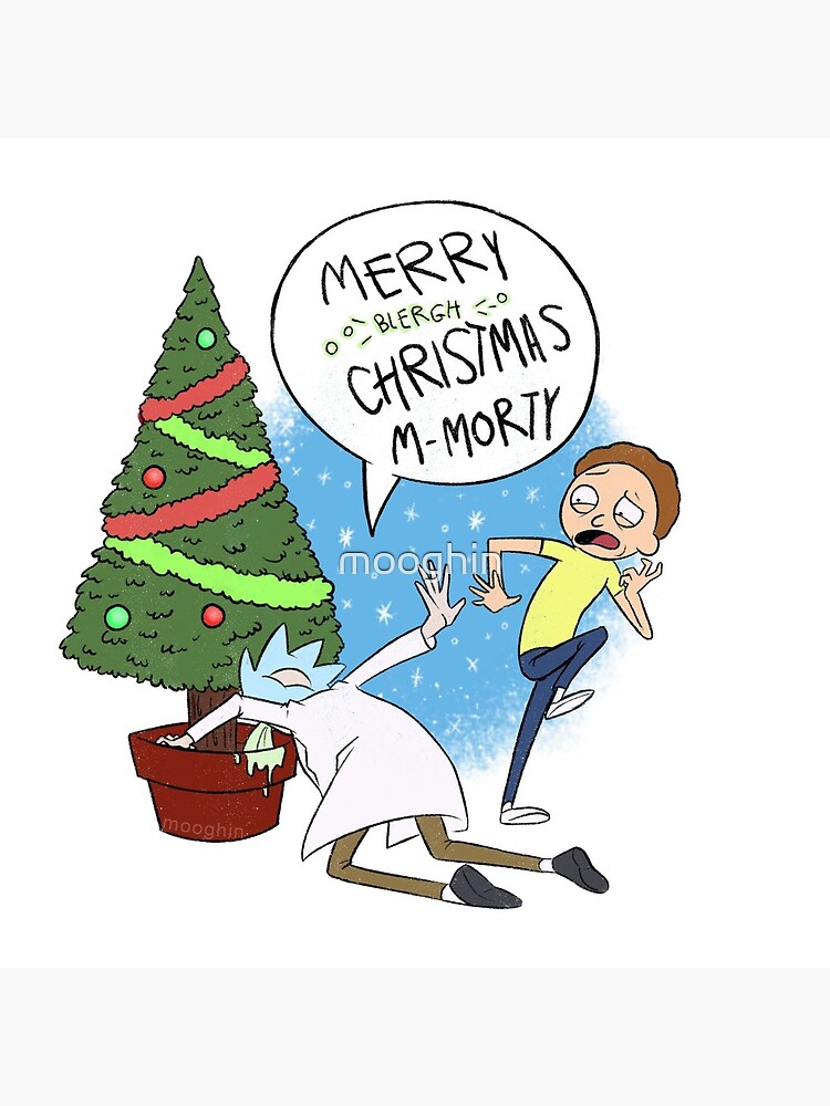 Rick and Morty Christmas by mooghin